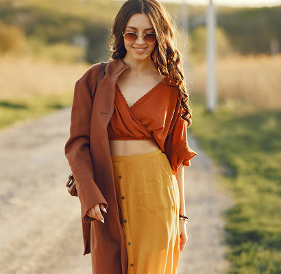 Top and Skirt.